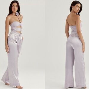 HOUSE OF CB Alivia Loose Fit Trousers Size Medium